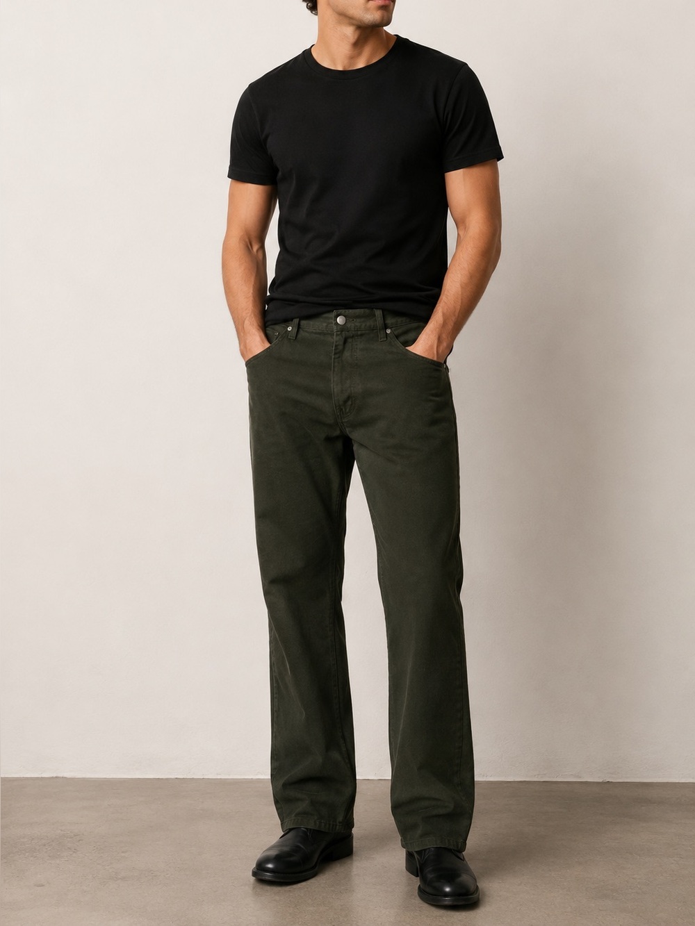 Joe’s Kinetic Brixton Straight + Narrow Olive Green Jeans  Size 30X32
